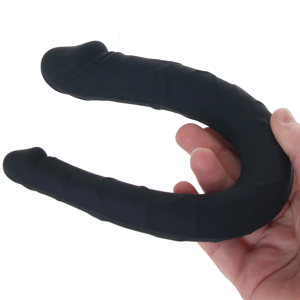 Calexotics Boundless™ AC/DC Double Ended Dong Dildo Black