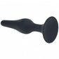 Shots Toys | LEVELZ - Slim Silicone Anal Plug - Medium - Black