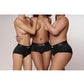 Shots Toys | OUCH! Vibrating Strap-on Boxer - Black - Size XL/XXL