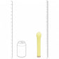 Shots Toys | LOVELINE Celestia - 6.3" Bulb Tip Glass Vibrator - Yellow