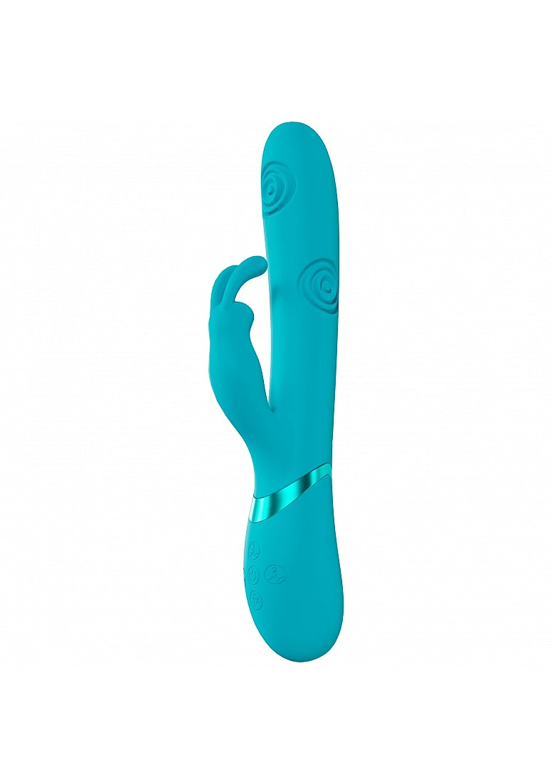 Shots Toys | VIVE Mimi Triple Motor G-Spot Tapping Rabbit Vibrator Blue