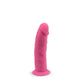 Adrien Lastic Silexd 6" Model 2 Premium Silicone Dildo - Pink Glow In The Dark