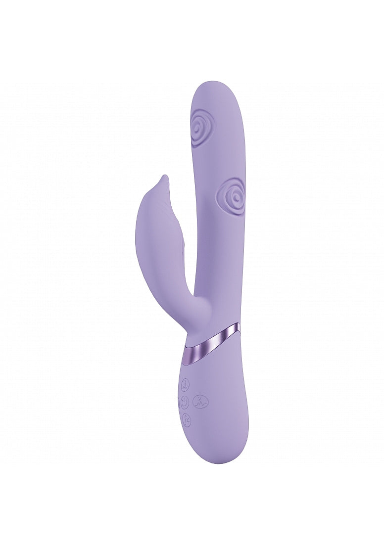 Shots Toys | VIVE Pallina Triple Motor G-Spot Vibrating Tapping Beads Clit Stimulator Lavender