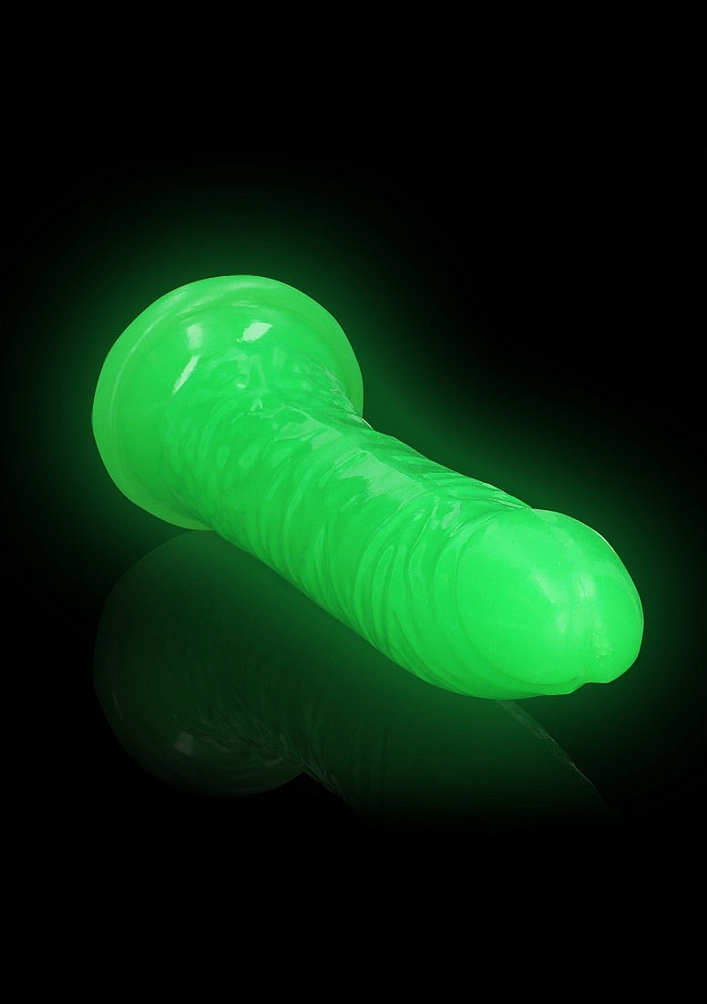 Shots Toys | REALROCK 28cm Slim Glow in the Dark Neon - Green (10") Dildo Dong