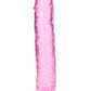 Shots Toys | REALROCK Crystal Clear 10" Straight Dildo No Balls - Pink