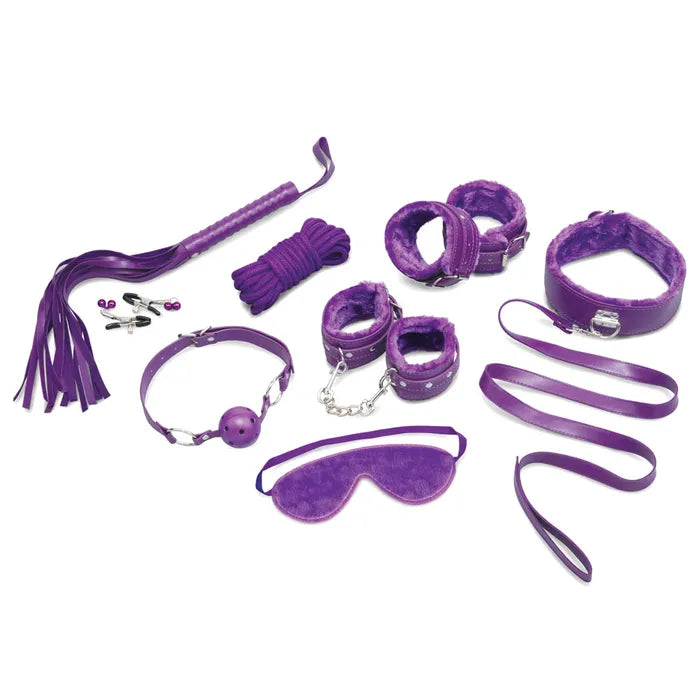 WhipSmart Fuzzy Everything You Need Bondage Kit - 12 Piece Set