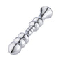 Hismith 8.2" Smooth Aluminium Beaded Anal Dildo (KlicLok)