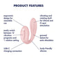 Satisfyer Lust 360 - Wearable G-Spot & Clitoral Vibrator - Rose