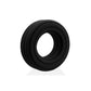 Hunkyjunk Roto Grooved Gripper-ribbed Cockring Black Fog