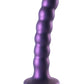 Shots Toys | OUCH! Beaded G-Spot Dildo - 5" / 13 cm - Metallic Purple