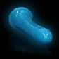 Shots Toys | REALROCK 20cm Slim Glow in the Dark Neon - Blue (8") Dildo Dong