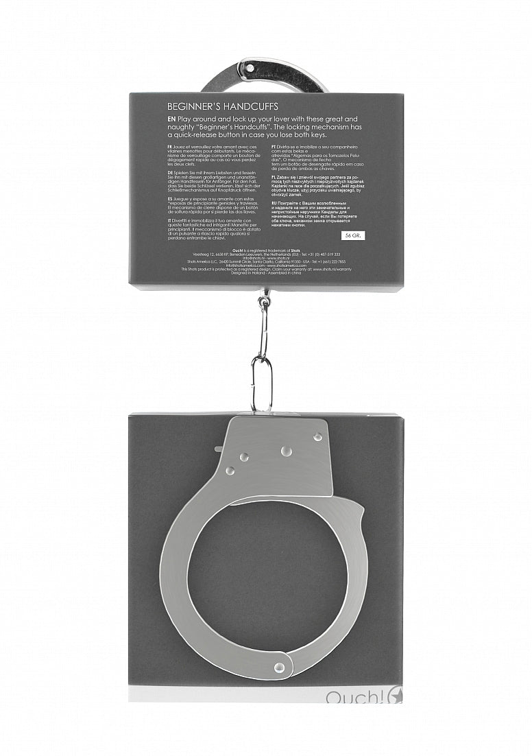 Shots Toys | OUCH! Beginners Handcuffs - Metal