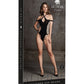 Le Desir Shade - Leda XIII - Body with Crossed Neckline and Off Shoulder Straps Black Size OS