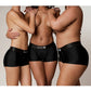 Shots Toys | OUCH! Vibrating Strap-on Boxer - Black - Size M/L