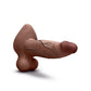COTR | B-Vibe Slipskin Realistic Silicone Dildo - 8" Girthy Brown