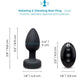 COTR | B-Vibe Light Up Vibrating Butt Plug with Remote