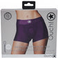 Shots Toys | OUCH! Vibrating Strap-on Boxer - Purple - Size XS/S