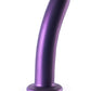 Shots Toys | OUCH! Smooth G-Spot Dildo - 7" / 17 cm - Metallic Purple