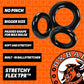 OxBalls Willy Rings Stretchy Black Cock Rings - 3 Pack