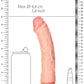 Shots Toys | REALROCK Realistic Regular Curved Dildo - Flesh 20cm (8") Dong