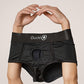 Shots Toys | OUCH! Vibrating Strap-on Boxer - Black - Size XL/XXL