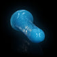 Shots Toys | REALROCK 18cm Slim Glow in the Dark Neon Blue 7" Dildo Dong