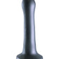 Shots Toys | OUCH! Ultra Soft Curvy G-Spot Dildo - 7" / 17 cm - Gun Metal