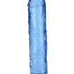 Shots Toys | REALROCK Crystal Clear 9" Straight Dildo No Balls - Blue