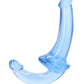 Shots Toys | REALROCK Crystal Clear 6" Strapless Strap On - Blue