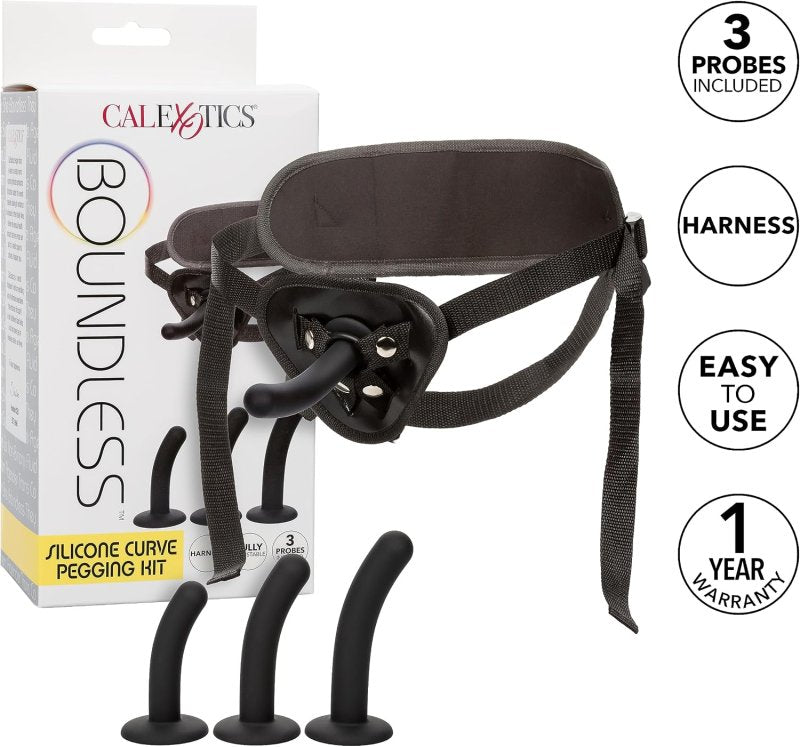 Calexotics Boundless Silicone Curve Pegging Kit