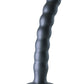 Shots Toys | OUCH! Beaded G-Spot Dildo - 8" / 20.5 cm - Gun Metal