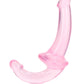 Shots Toys | REALROCK Crystal Clear 6" Strapless Strap On - Pink