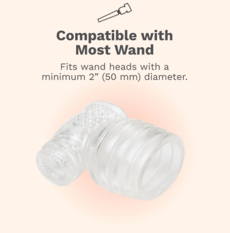 Le Wand Clear Male Masturbator Wand Attachment