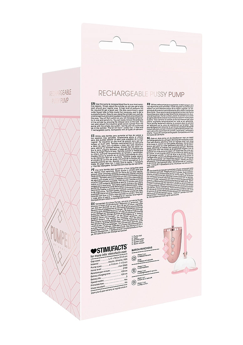 Shots Toys | PUMPED Rechargeable Pussy Pump - Pink