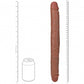 Shots Toys | REALROCK 40cm Thick Double Dildo - Tan (16") Thick Double Dong