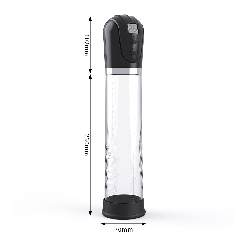 Canwin MAN Penis Pump 230mm Longer Tube Digital Display