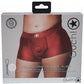 Shots Toys | OUCH! Vibrating Strap-on Boxer - Red - Size XL/XXL