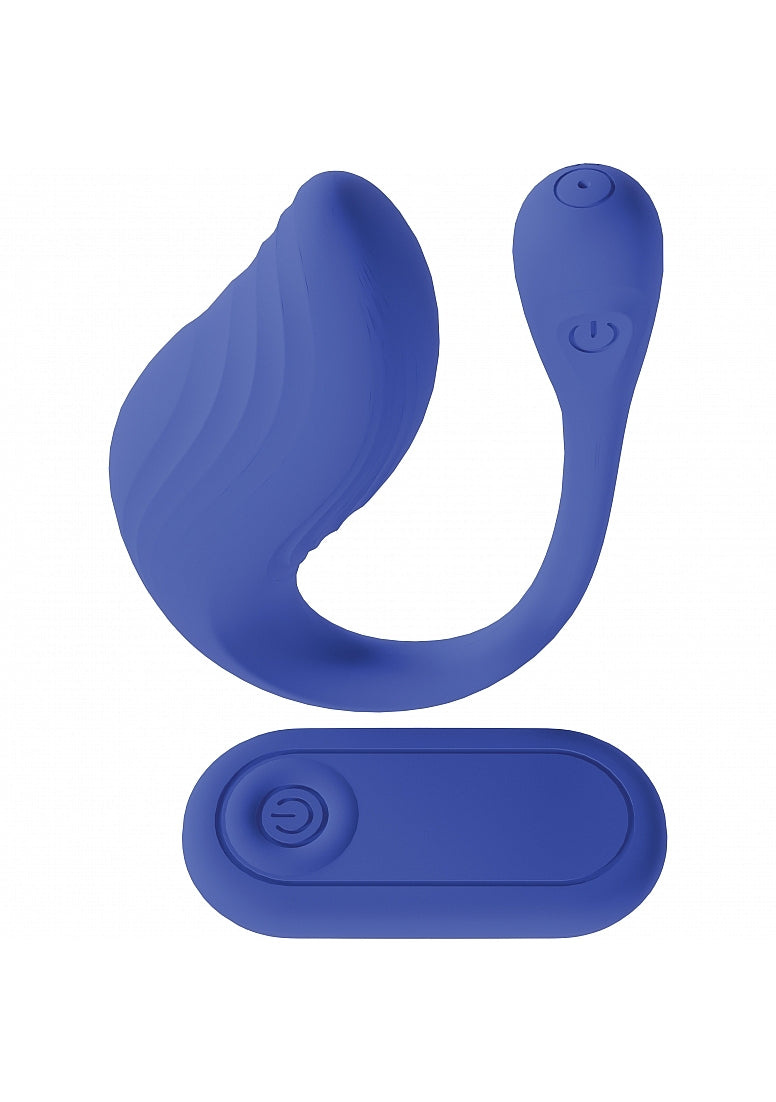 Shots Toys | LOVELINE Velvet G-Spot - Remote Controlled G-Spot Massager - Blue