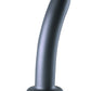 Shots Toys | OUCH! Smooth G-Spot Dildo - 7" / 17 cm - Gun Metal