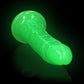 Shots Toys | REALROCK 25cm Slim Glow in the Dark Neon - Green (9") Dildo Dong