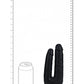 Shots Toys | REALROCK - Double Trouble 7"/8" Realistic Dildo - Black