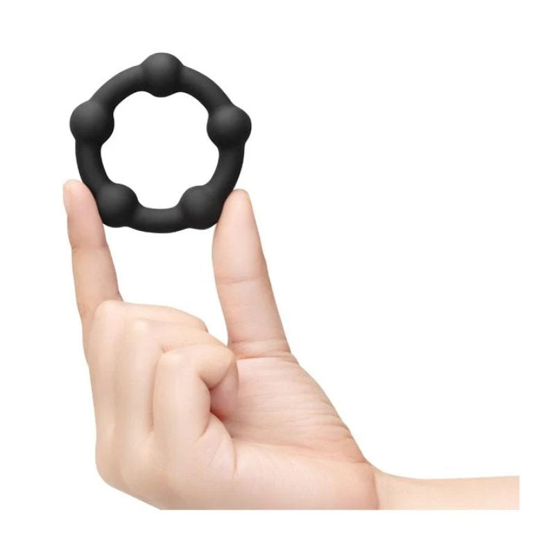 COTR | B-Vibe Snug Ring Orbit - Nubby Snug Fit Silicone Cock Ring