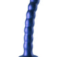 Shots Toys | OUCH! Beaded G-Spot Dildo - 6.5" / 16.5 cm - Metallic Blue