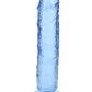 Shots Toys | REALROCK Crystal Clear 7" Straight Dildo No Balls - Blue