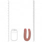 Shots Toys | REALROCK - U Shaped Double Dildo 5" - Flesh