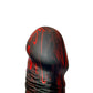 Adam & Eve THE BEDROCKER - Black/Red Thrusting Dildo with Wireless Remote