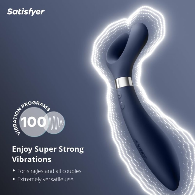 Satisfyer Endless Fun Blue - Multi Vibrator Couples Stimulator