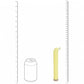 Shots Toys | LOVELINE Aurora - 6.3" G-Spot Glass Vibrator - Yellow