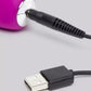 Love Honey Happy Rabbit Slimline Realistic Rechargeable Rabbit Vibrator Purple