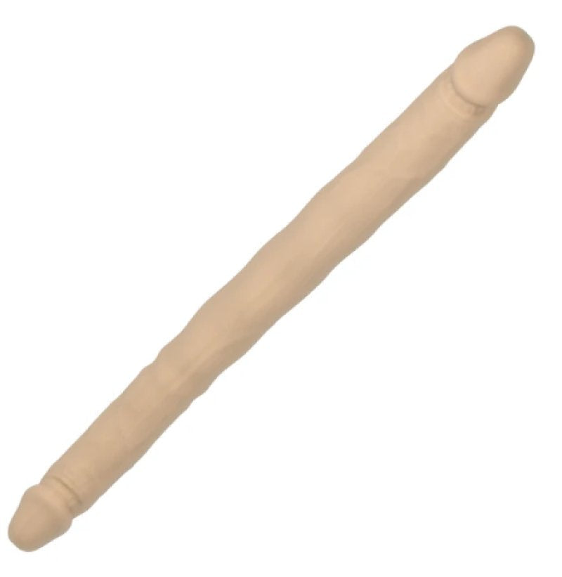 CalExotics Silicone Studs® Bend and Hold Dual Dong 16”/40.75 cm - Ivory